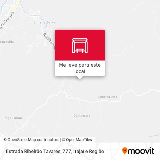 Estrada Ribeirão Tavares, 777 mapa