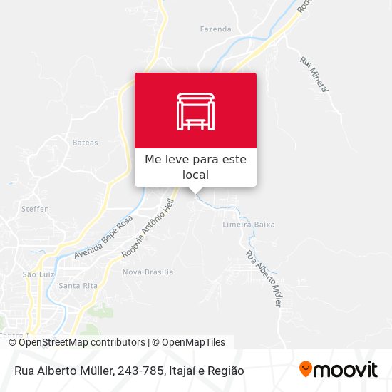 Rua Alberto Müller, 243-785 mapa