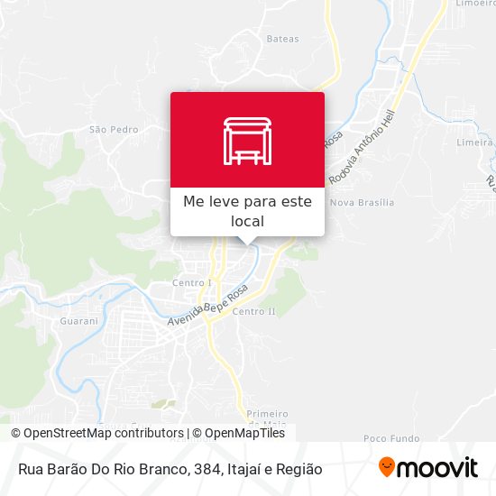 Rua Barão Do Rio Branco, 384 mapa