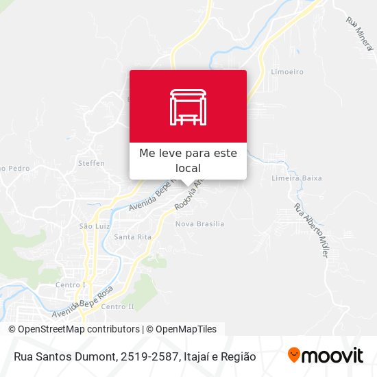 Rua Santos Dumont, 2519-2587 mapa