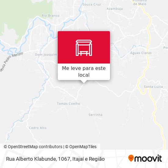 Rua Alberto Klabunde, 1067 mapa
