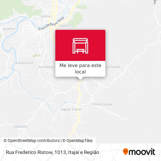 Rua Frederico Ristow, 1013 mapa
