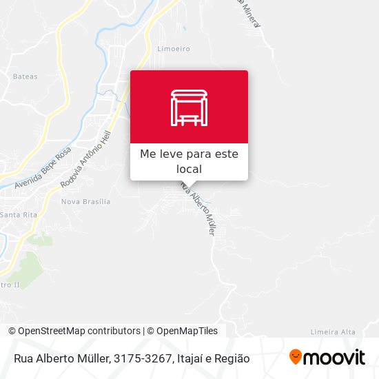 Rua Alberto Müller, 3175-3267 mapa