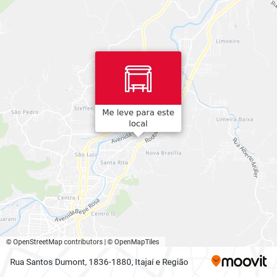 Rua Santos Dumont, 1836-1880 mapa