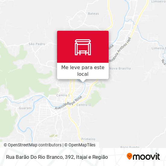 Rua Barão Do Rio Branco, 392 mapa