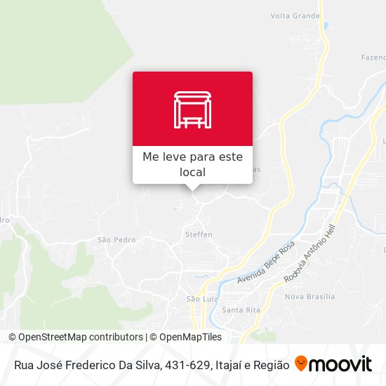 Rua José Frederico Da Silva, 431-629 mapa