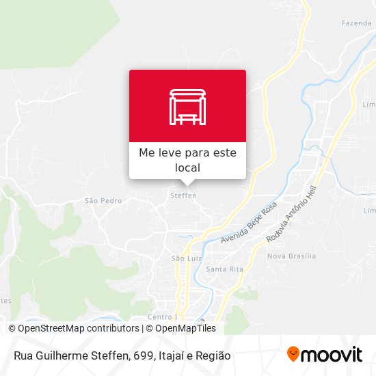 Rua Guilherme Steffen, 699 mapa