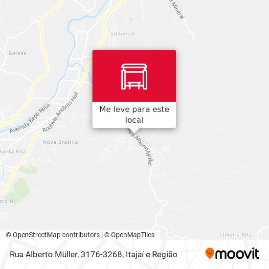 Rua Alberto Müller, 3176-3268 mapa