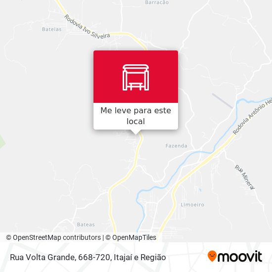 Rua Volta Grande, 668-720 mapa
