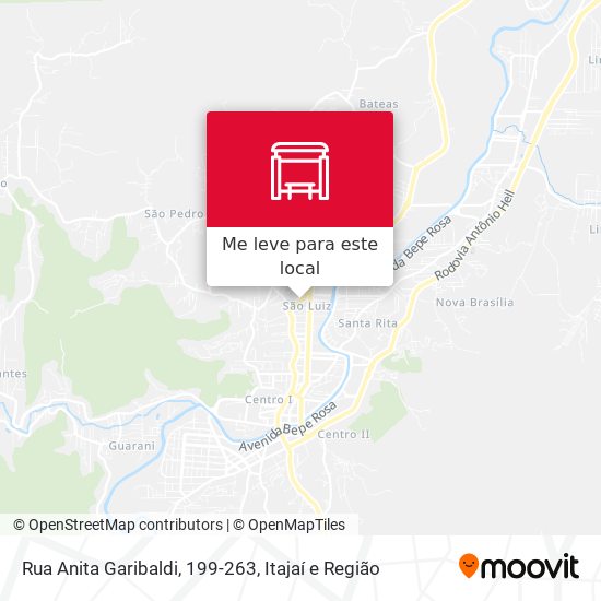 Rua Anita Garibaldi, 199-263 mapa