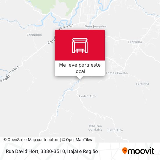 Rua David Hort, 3380-3510 mapa