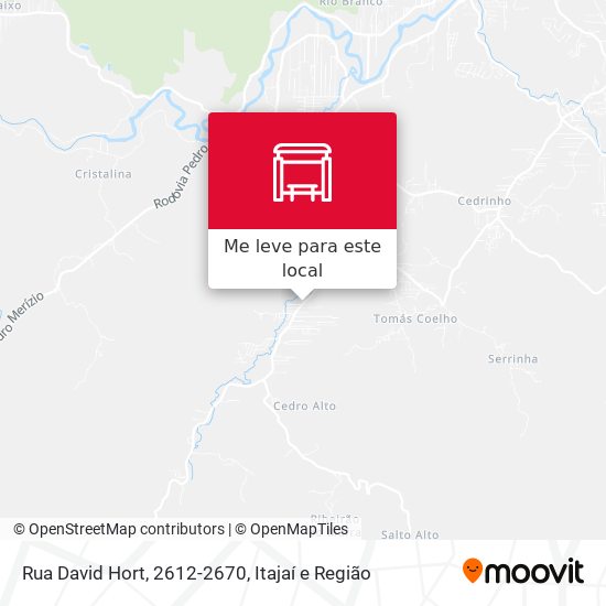 Rua David Hort, 2612-2670 mapa