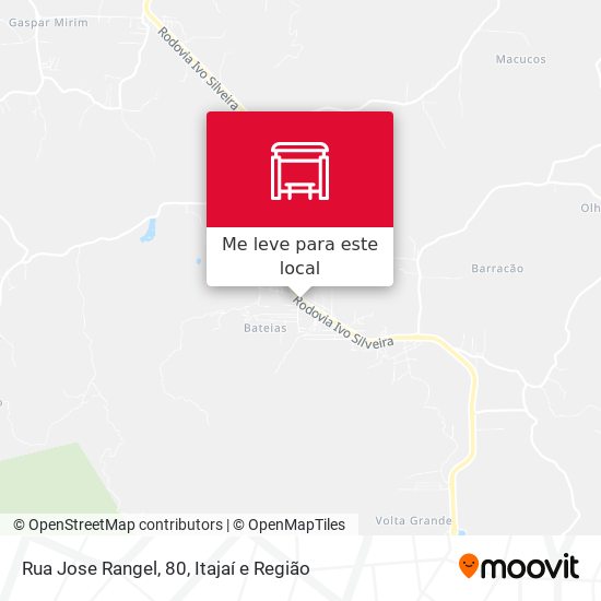 Rua Jose Rangel, 80 mapa