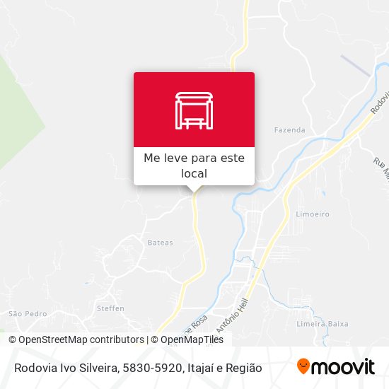 Rodovia Ivo Silveira, 5830-5920 mapa