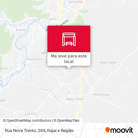 Rua Nova Trento, 284 mapa