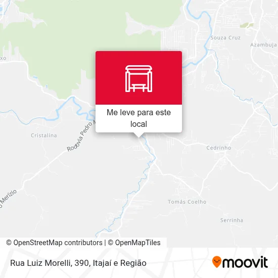 Rua Luiz Morelli, 390 mapa