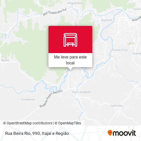 Rua Beira Rio, 990 mapa