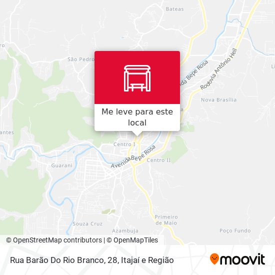 Rua Barão Do Rio Branco, 28 mapa