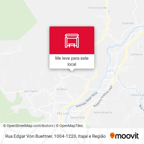 Rua Edgar Von Buettner, 1004-1220 mapa