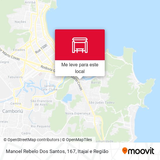 Manoel Rebelo Dos Santos, 167 mapa