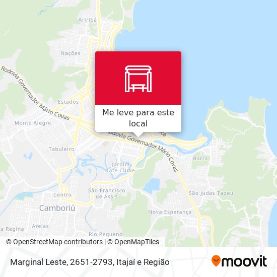 Marginal Leste, 2651-2793 mapa