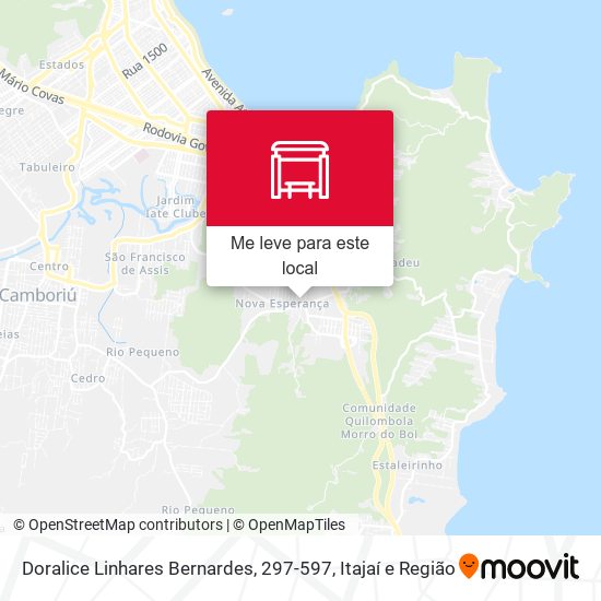 Doralice Linhares Bernardes, 297-597 mapa