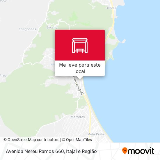 Avenida Nereu Ramos  660 mapa