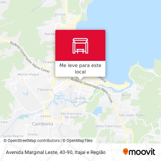 Avenida Marginal Leste, 40-90 mapa