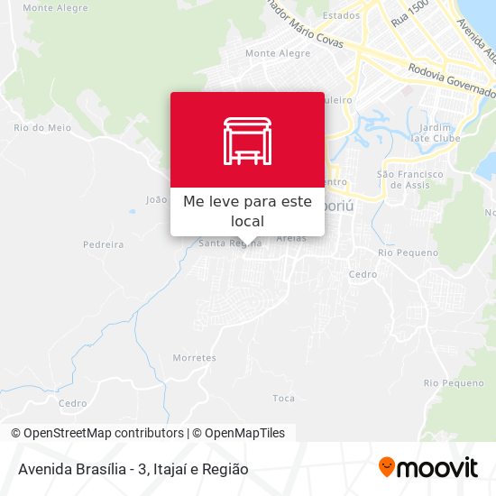 Avenida Brasília - 3 mapa