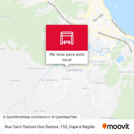 Rua Tarci Testoni Dos Santos, 152 mapa