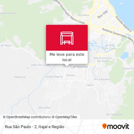 Rua São Paulo - 2 mapa