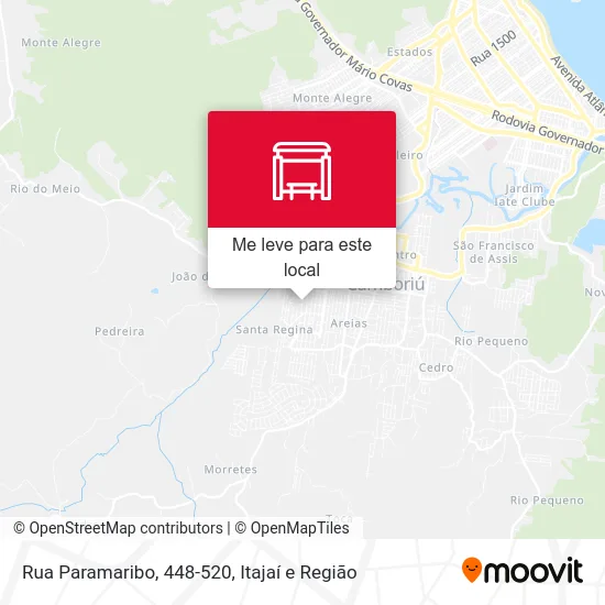 Rua Paramaribo, 448-520 mapa