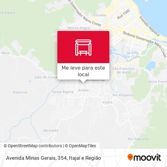 Avenida Minas Gerais, 354 mapa