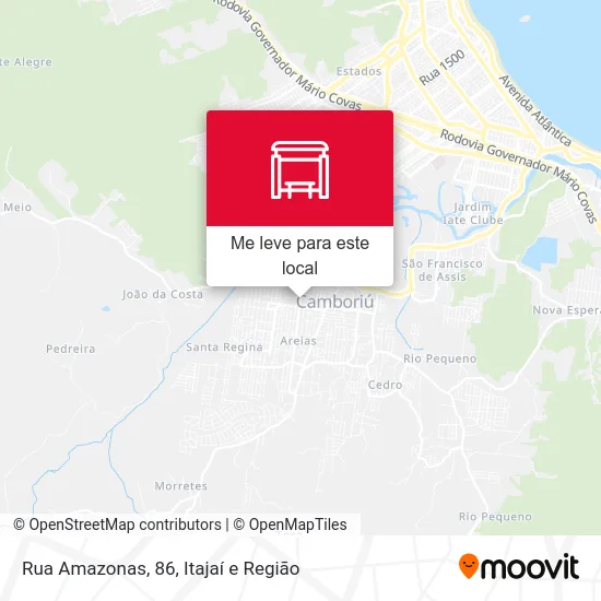 Rua Amazonas, 86 mapa