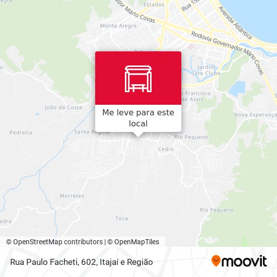 Rua Paulo Facheti, 602 mapa