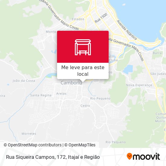 Rua Siqueira Campos, 172 mapa