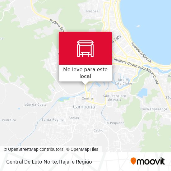 Central De Luto Norte mapa