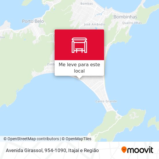 Avenida Girassol, 954-1090 mapa