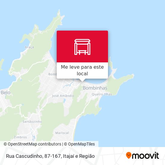 Rua Cascudinho, 87-167 mapa