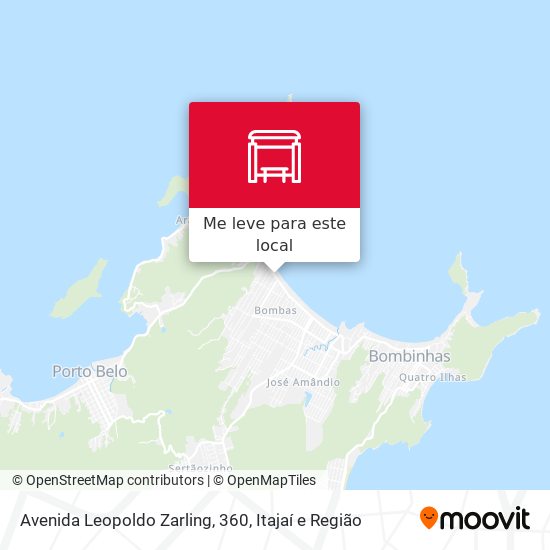 Avenida Leopoldo Zarling, 360 mapa