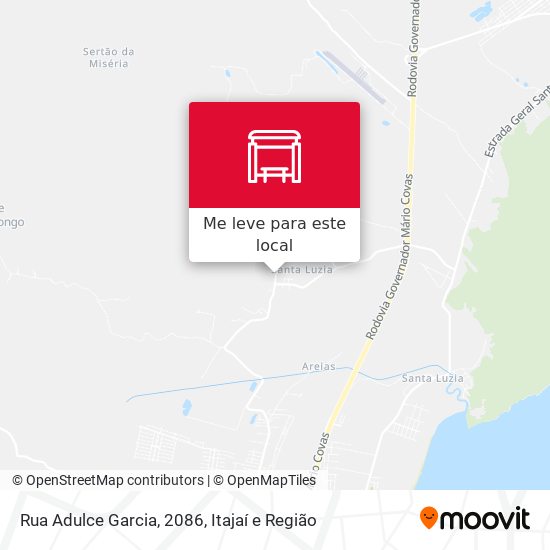 Rua Adulce Garcia, 2086 mapa
