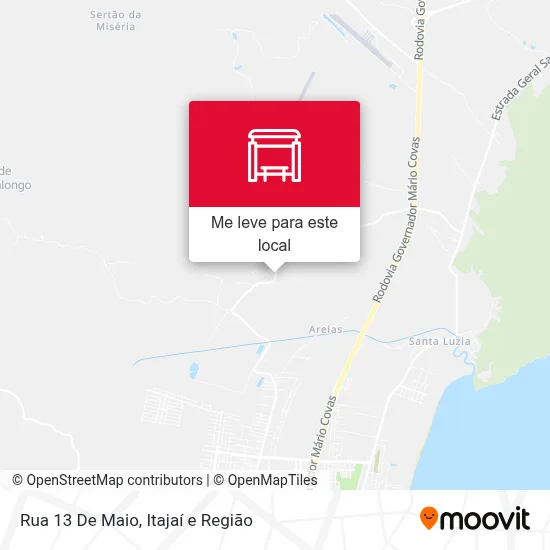 Rua 13 De Maio mapa