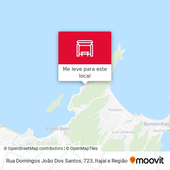 Rua Domingos João Dos Santos, 723 mapa