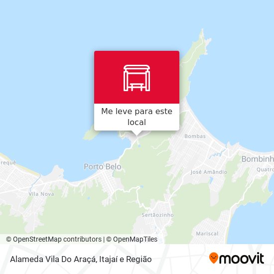 Alameda Vila Do Araçá mapa