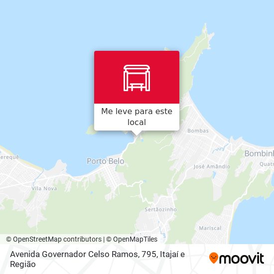 Avenida Governador Celso Ramos, 795 mapa