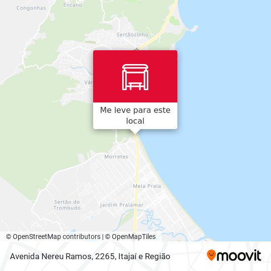 Avenida Nereu Ramos, 2265 mapa