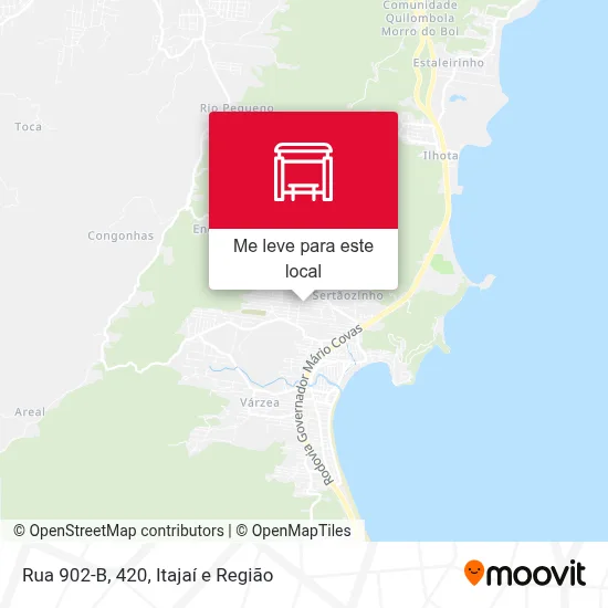 Rua 902-B, 420 mapa