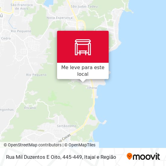 Rua Mil Duzentos E Oito, 445-449 mapa