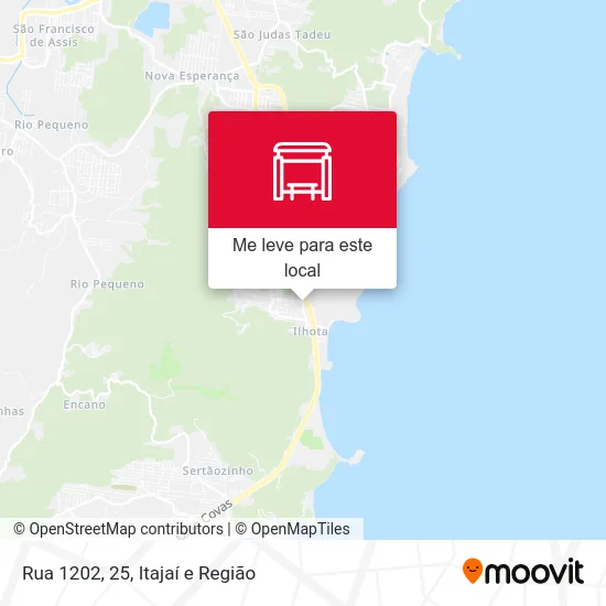 Rua 1202, 25 mapa
