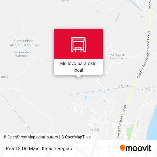 Rua 13 De Maio mapa